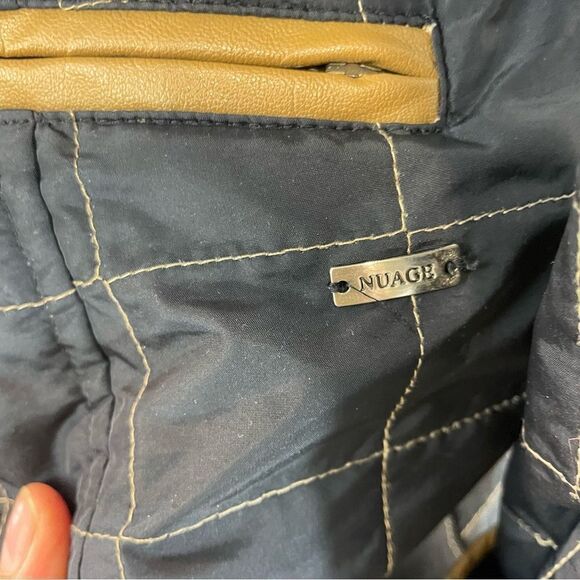 Nuage Quilted Jacket Navy Blue Quilted Fall jacket sz M - Picture 3 of 10